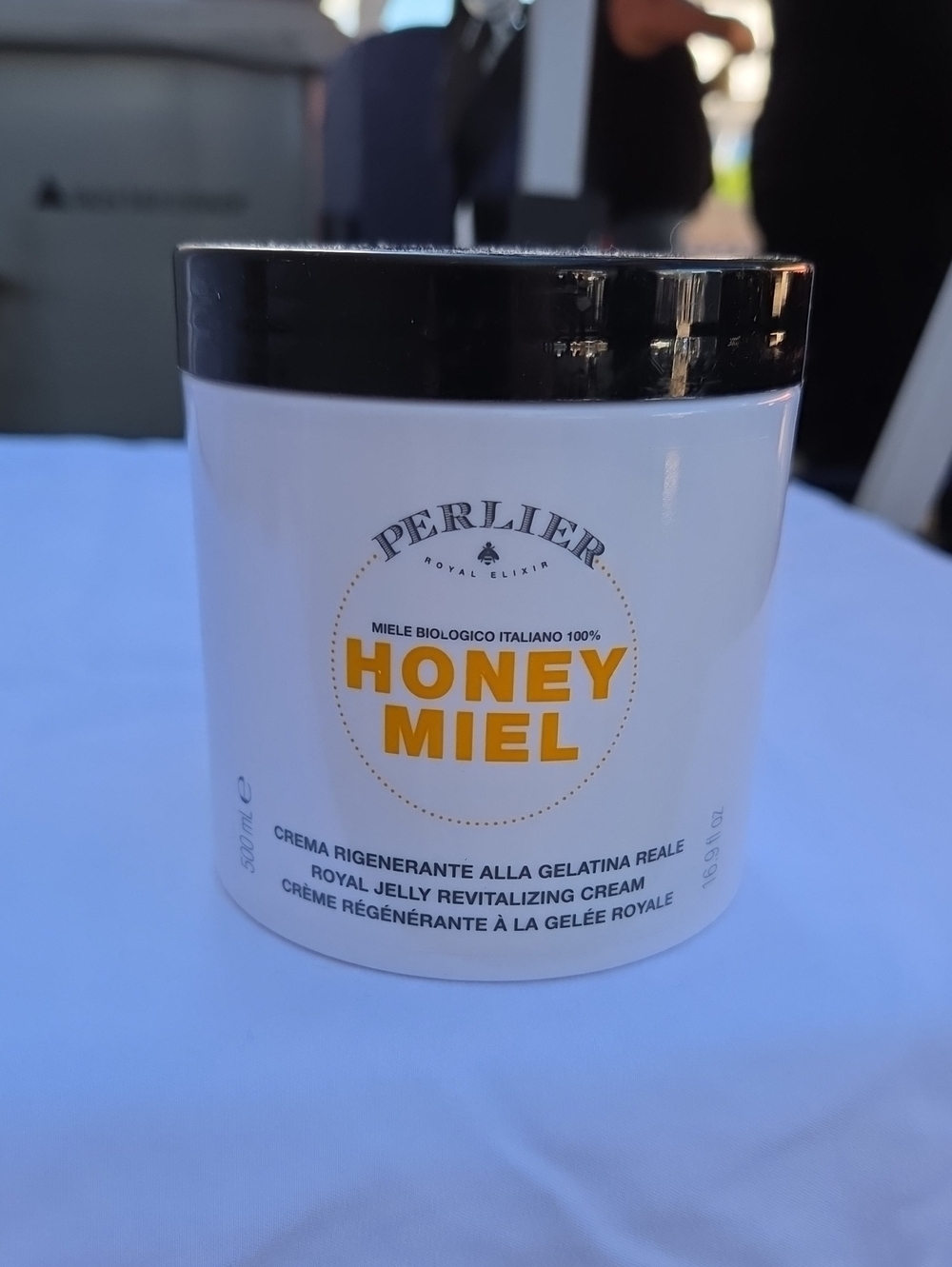 Perlier Honey Miel Royal Jelly Revitalizing Cream - White & Black